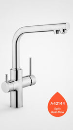 MASTERLİNE SPLIT DUAL EVİYE BATARYASI KROM (A42144) - Küçük resim 3