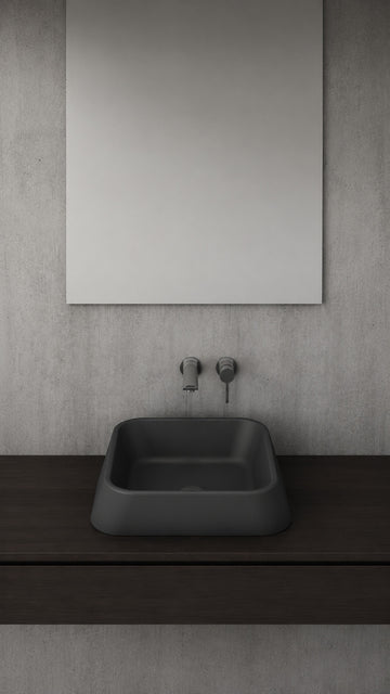  FIRENZE ÇANAK LAVABO (1005-020-0125) MAT ANTRASİT