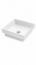TEZGAH ÜSTÜ LAVABO KARE 40 CM BETA ESV-6240 - Küçük resim 1