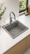 SQUARE 50*40 TEK GÖZ GRANİT EVYE GRİ (115230006)