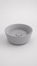 VESSEL YUVARLAK ÇANAK LAVABO 38 CM - MAT GRİ (1174-006-0125) - Küçük resim 1