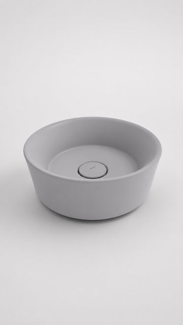 VESSEL YUVARLAK ÇANAK LAVABO 38 CM - MAT GRİ (1174-006-0125)