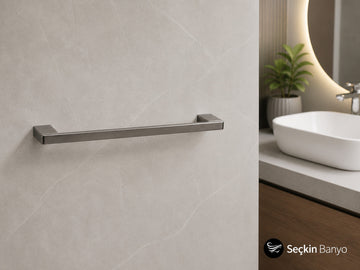  FLAT UZUN HAVLULUK SATEN FÜME 43 CM (BA1019 004 BBN)