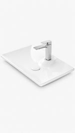 ARCADE TEZGAH ÜSTÜ LAVABO 65*40 CM BEYAZ (4265) - Küçük resim 1