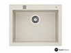 SQUARE 50*40 TEK GÖZ GRANİT EVYE KREM (115230008)