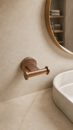 VALTEMO BIBLOS 3'LÜ BANYO AKSESUAR SETİ - FIRÇALI BRONZ - Küçük resim 7
