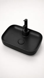 PREMIUM CLASS TEZGAH ÜSTÜ LAVABO 60*40 SİYAH (16260-2001) - Küçük resim 1