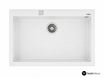 FORSQUARE TEK GÖZ GRANİT EVYE BEYAZ 79X50 (115230004)
