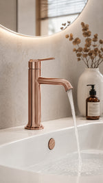 ARTEMA ORİGİN CLASSİC LAVABO BATARYASI ÜSTEN BAKIR - Küçük resim 2