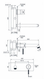NEWARC OPERA ANKASTRE LAVABO BATARYASI - METALİK GRI - Küçük resim 3