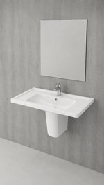 TAORMINA PRO ETAJERLİ LAVABO 85 CM - PARLAK - Küçük resim 2