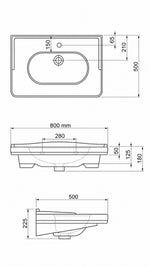 AVANGARDE ETEJERLİ LAVABO 80 CM AVANGARDE (ESV-14080) - Küçük resim 3