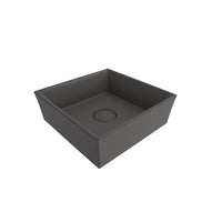 VESSEL KARE LAVABO 38X38 CM - MAT ANTRASİT
