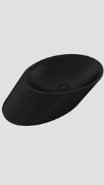 VESSEL YATAY ÇANAK LAVABO 72 CM MAT SİYAH (1013-004-0125) - Küçük resim 1