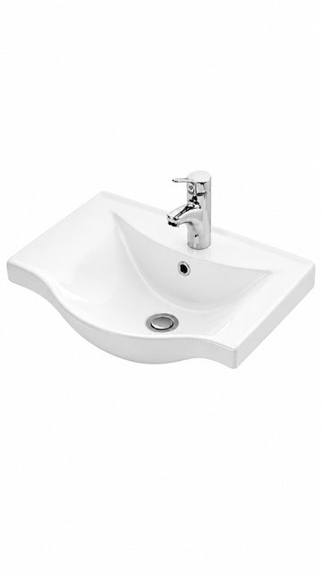 ETEJERLİ LAVABO 55 CM BASIC ESV-7055