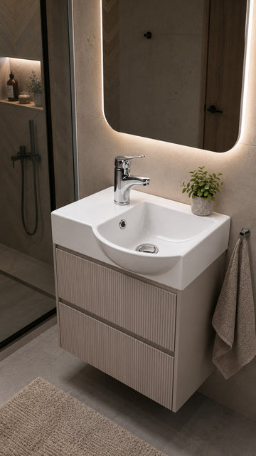 TEZGAHÜSTÜ MİNİ LAVABO 32*45*25 LİTOS SAĞ ESV-4779