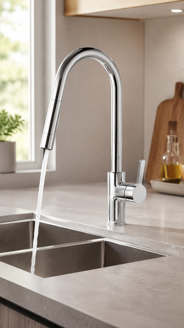 IDEAL GUSTO SPİRALLİ EVİYE BAT. 1F-KROM-YUV. BORUL