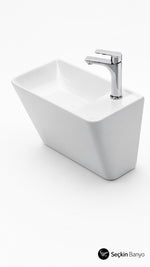 BOLD ASMA MONOBLOK BEYAZ  30*50 CM (ESV-710052) - Küçük resim 1