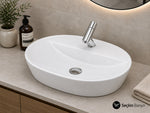 TEZGAH ÜSTÜ LAVABO 60*45 CM ELEGANCE LAPINO ESV-4360 - Küçük resim 1