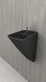 FIRENZE ASMA MONOBLOK LAVABO - MAT ANTRASİT - Küçük resim 1