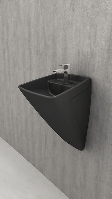 FIRENZE ASMA MONOBLOK LAVABO - MAT ANTRASİT