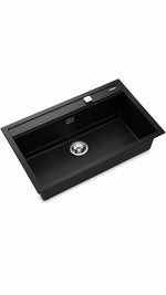 TEKA NOVA MULTİLEVEL GRANİT EVYE SİYAH 79X50 TEK G - Küçük resim 1