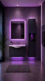 BASIC ETEJERLİ LAVABO 100 CM BEYAZ  (7100) - Küçük resim 2