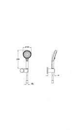 ARTEMA FLOW SOFT + BASE ROUND ANKASTRE BANYO VE DUŞ SETİ 6 PARÇA - KROM - Küçük resim 10