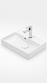 PARLA ETEJERLİ LAVABO 38*55 CM BEYAZ  (9955) - Küçük resim 1