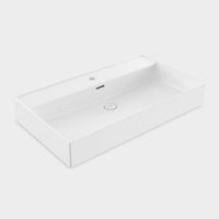 BOCCHI MILANO LAVABO 80 CM - PARLAK BEYAZ