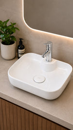 PREMIUM CLASS TEZGAH ÜSTÜ LAVABO BEYAZ (16260) - Küçük resim 3