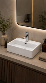 TEZGAH ÜSTÜ LAVABO 43*36 CM DAPHNE ESV-53708 - Küçük resim 3