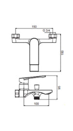 VALTEMO RITMO BANYO BATARYASI KROM(VM-1321) - Küçük resim 2