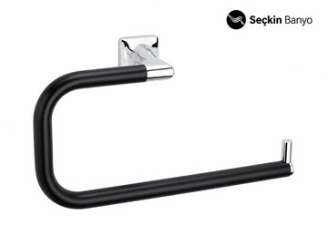 PRUVA HALKA HAVLULUK KROM-MAT SİYAH (BA1004 005 CR-AL6)