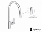 ARTEMA FLOW SOFT PULL-OUT EVİYE BAT. KROM - Küçük resim 1