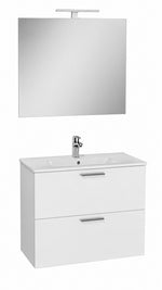 MİA SET 80 CM ÇEKMECELİ 80 cm PARLAK BEYAZ (75024) - Küçük resim 1
