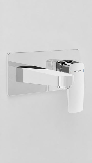 ARTEMA ROOT SQUARE ANKASTRE LAVABO BATARYASI KROM