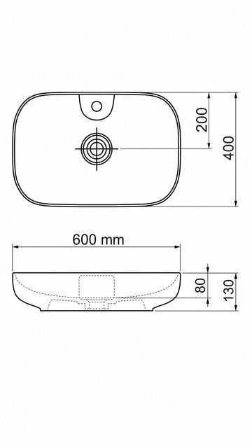 PREMIUM CLASS TEZGAH ÜSTÜ LAVABO BEYAZ (16260)